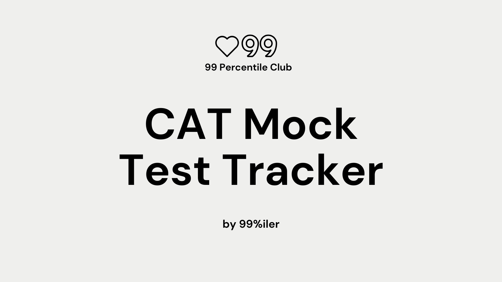 Cat mock test tracker